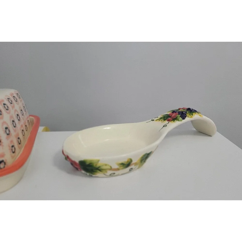 Spoon Rest, Ceramic‎ Fruit Rest